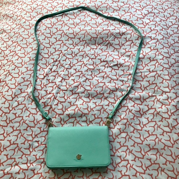Aqua crossbody purse - Picture 1 of 5
